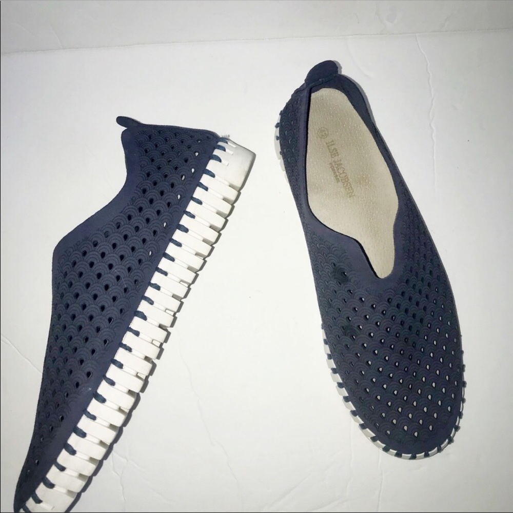 Tulip 139 Perforated Slip-On Sneaker Navy - Picture 4 of 6